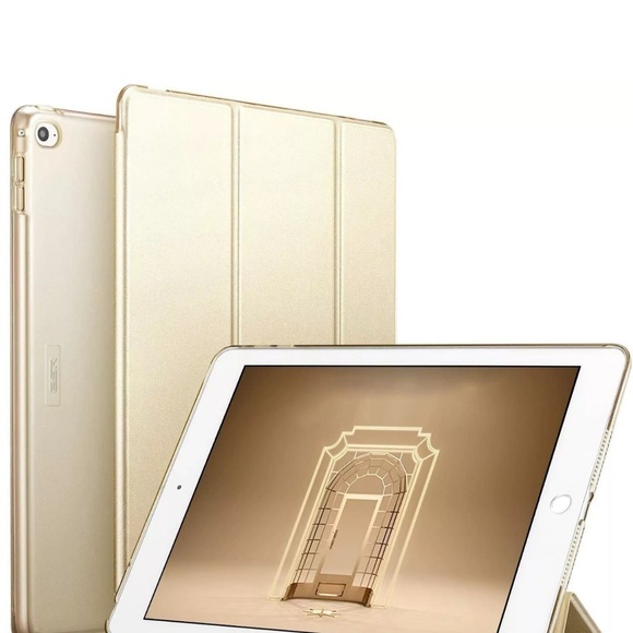 ESR iPad Air 2 Case Trifold Leather Slim Smart Case With Auto Sleep/Wake - Picture 1 of 2